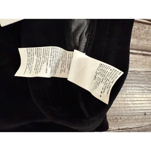 LOVE MOSCHINO velour Drawstring skirt size 44 US 8 color black NWT mspr 320 - Picture 3 of 5